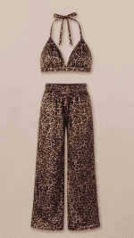 ست ساتن پلنگی - Image 4