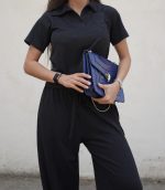 ست پولوشرت و شلوار مشکی (چهار فصل)